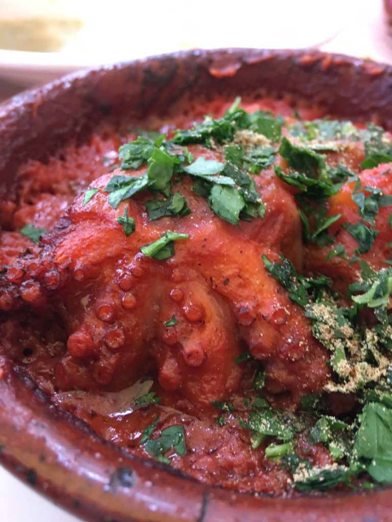 Polpo a Polignano a mare