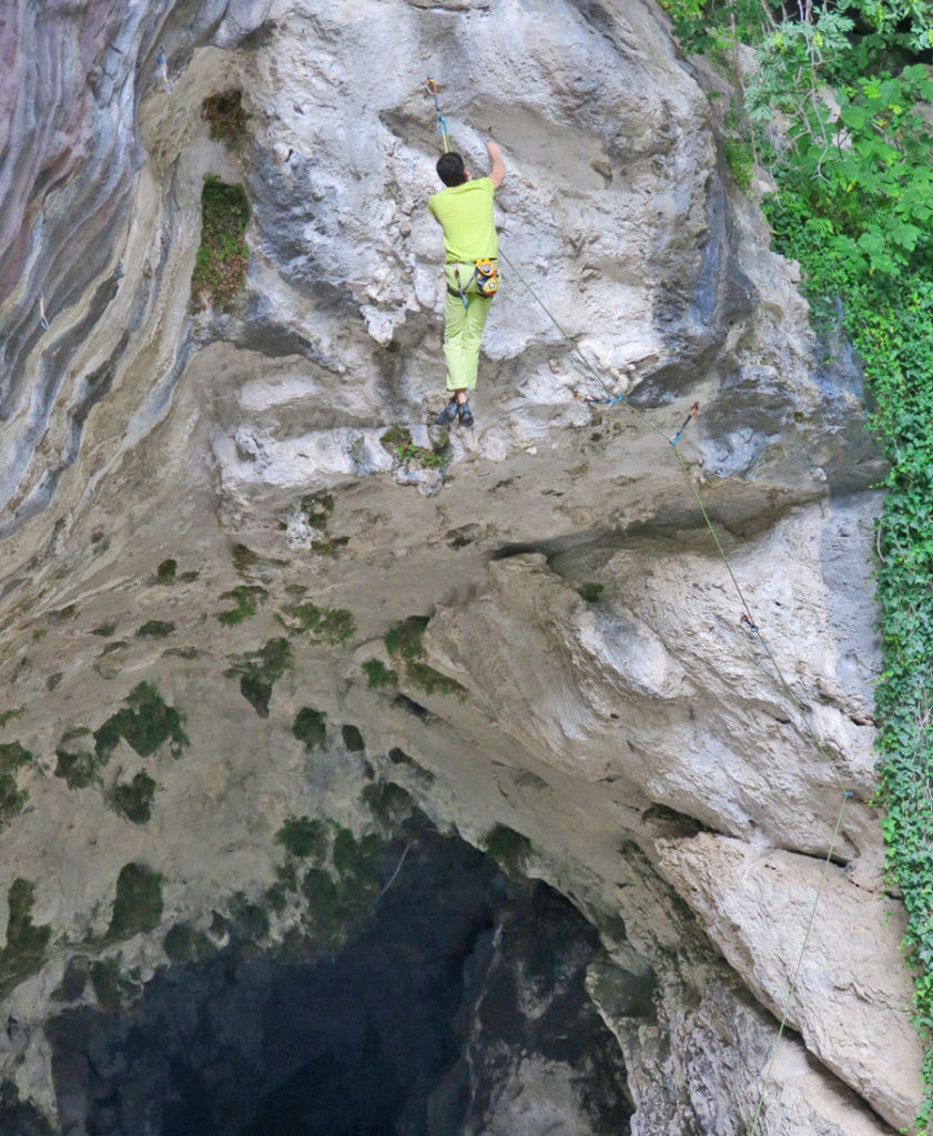 Climbing al tempio Valadier