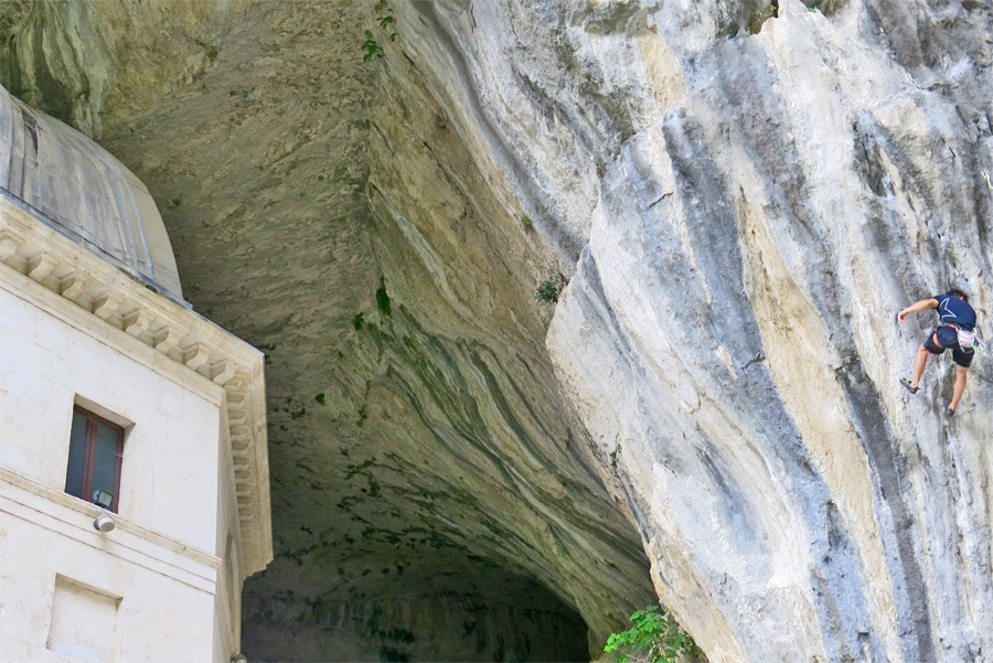 Climbing al tempio Valadier