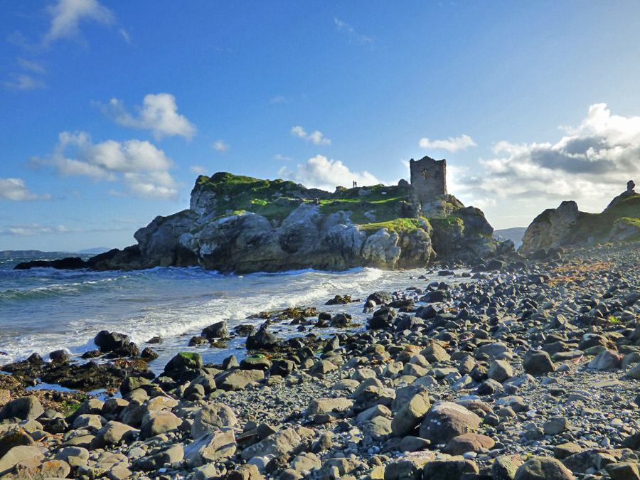 Kinbane Castle nel nord dell'Irlanda